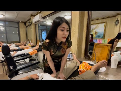 [4K FULL VERSION] Amazing Vietnam massage barbershop service with a beautiful young girl QUỲNH