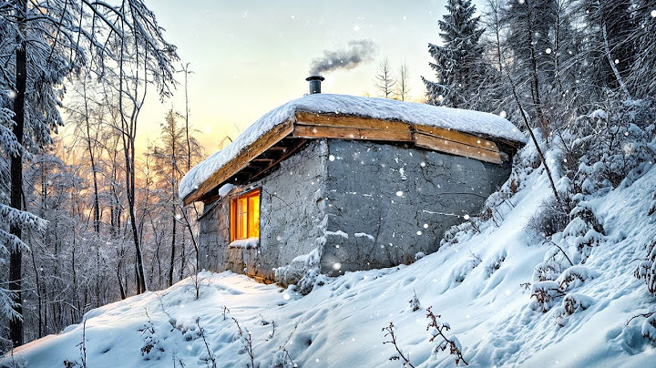 STONE HOUSE covered with snow - MORE GUESTS | GETTING THROUGH THE SNOW