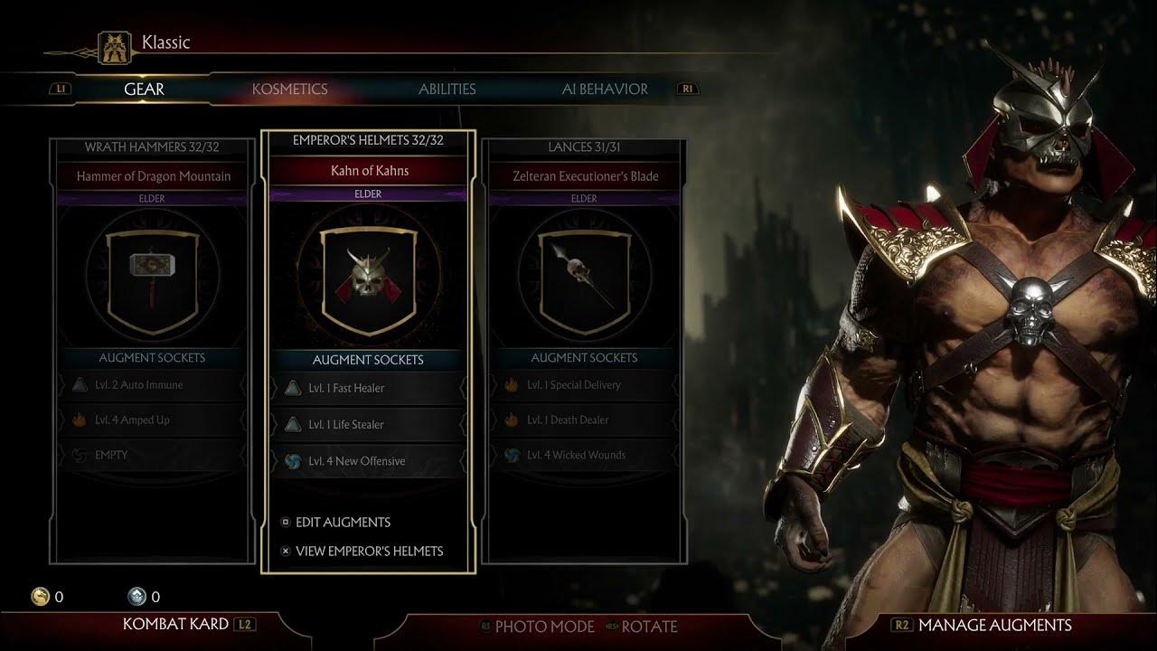 MK11 ULTIMATE / SHAO KAHN / COMPLETELY UNLOCKED!!! YouTube