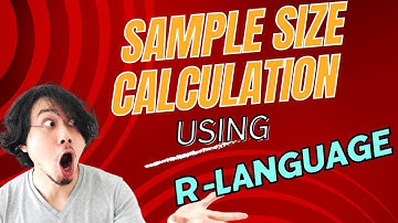 Master Survey Sampling With R |  Learn Sample Size Calculation | R Programming Tutorial