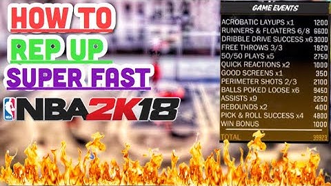 NBA 2K18 HOW TO REP UP SUPER FAST | 40,000 XP | HOW TO GET 99 & BADGES FASTER