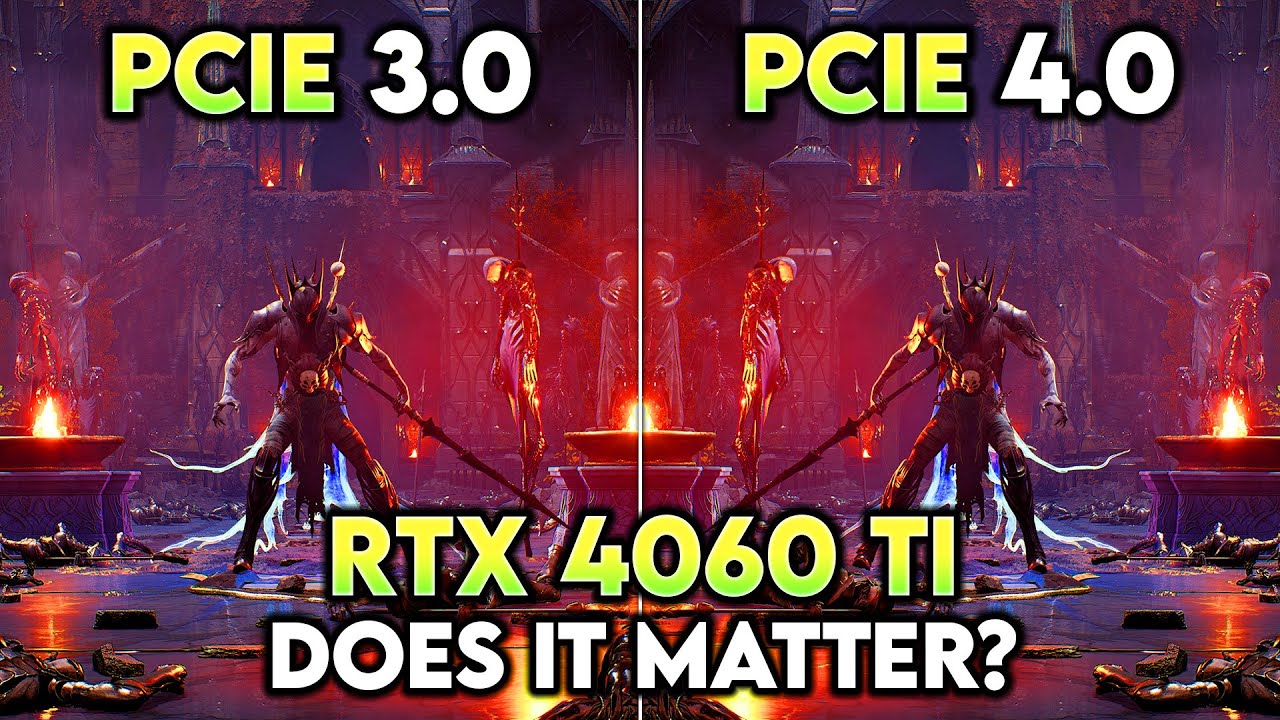 PCIe 3.0 vs 4.0 Does it Matter on RTX 4060 Ti 8GB? YouTube