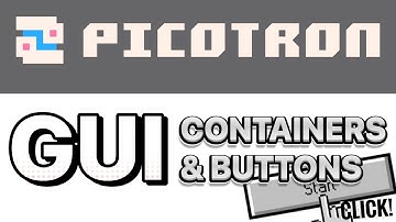 Picotron GUI: Buttons and Containers are easy! (Part 1)