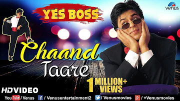 Chaand Tare - HD VIDEO | Shah Rukh Khan & Juhi Chawla | Yes Boss | 90's Songs