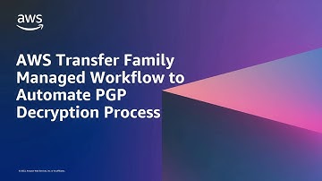 Automated PGP Decryption for AWS Transfer Family | Amazon Web Services