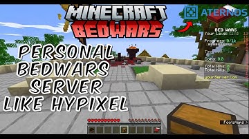 Create your own Bedwars server using aternos | Step by Step