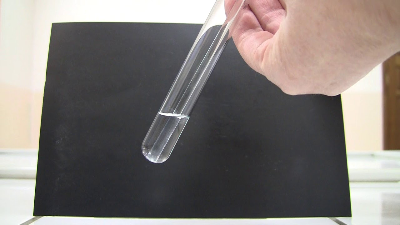 Качественная реакция ионов калия с гидротартратом натрия