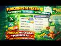 Funciones de Texto en Excel ¿Cómo ordenar mayúsculas y minúsculas de una palabra en Excel?