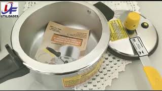 Panela De Pressão Nueva Marlux Polida 2,0 Litros - Df Utilidades