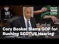 Cory Booker Calls Out Republicans for Rushing SCOTUS Hearing | NowThis