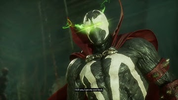 Spawn VS Spawn All Intro/Interaction Dialogues - Mortal Kombat 11