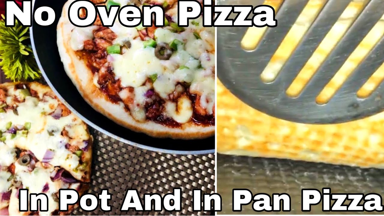 No Oven Pizza Recipe How To Make Chicken Pizza Without Oven Pizza Dough Recipe Ramadan