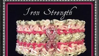Rainbow Loom Band Iron Strength Bracelet Tutorial/How To