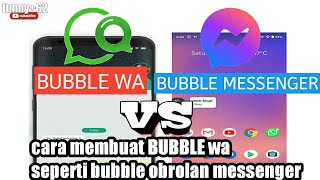 cara aktifkan bubble Chet di wa terbaru 2021 screenshot 3
