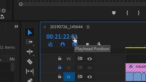 How to show Playhead Position in Hours Minutes Seconds (Premiere Pro 2019)