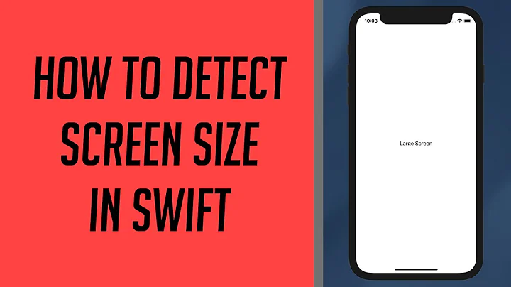 How to detect screen size in swift