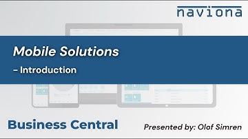 Naviona Mobile Solutions for Business Central - Introduction