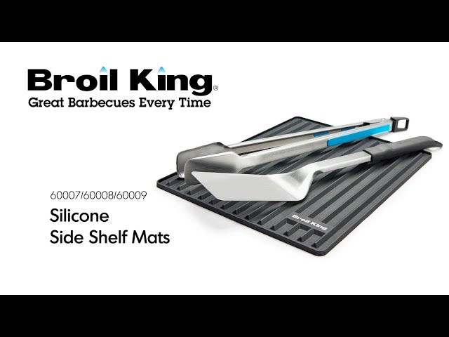 Crown Pellet Silicone Magnetic Design Side Shelf Mat Broil King