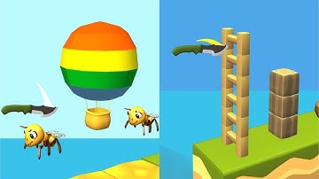 Knife Jump! Very Satisfying And Relaxing ASMR Slicing Game