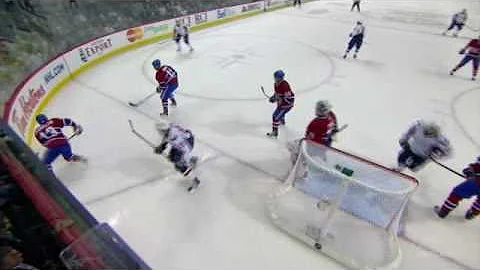 Wisniewski block on Ovechkin, Price saves on Laich...