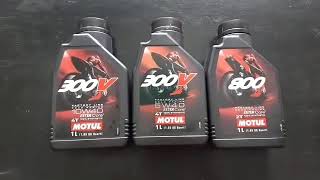 Motul 300v 4T 10/40 5/40 dan 800 road racing 2T