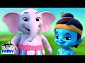 Hathi Raja Poem, हाथी राजा, Hindi Rhymes for Children by Tridev