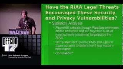 DEFCON 17: Hello My Name is Hostname