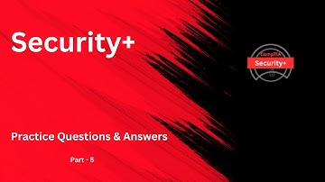 5.  Security+ Practice Questions : Master the Security+ certification