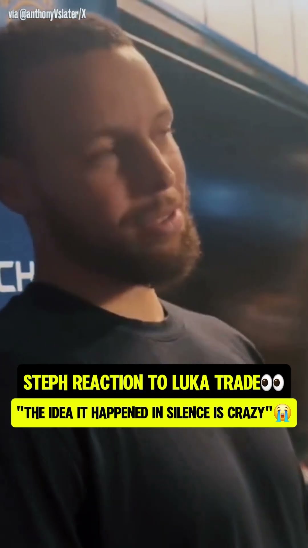 Steph was shook by the AD-Luka trade?