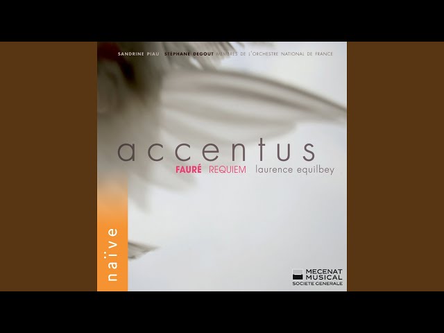 Fauré - Cantique de Jean Racine : Ch Chre Accentus / Orch Nat France / L.Equilbey