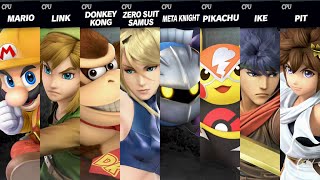 Super Smash Bros Ultimate - Showdown Between Iconic Stars of Video Games (Part 1) [Nintendo Version]