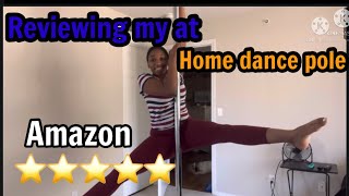 Reviewing my AMAZON at home dance pole !! 5 ⭐️