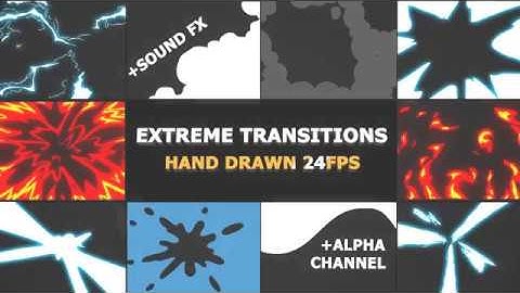 Flash FX Extreme Transitions - After Effects Template