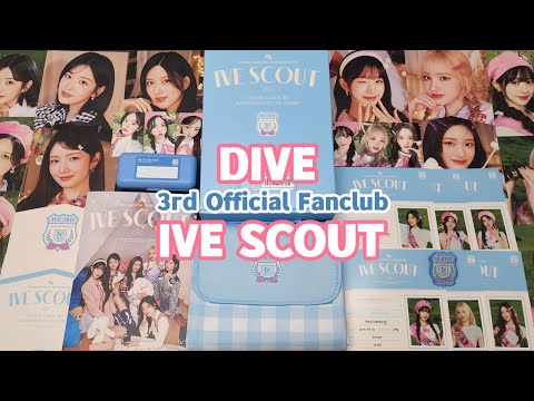 Unboxing] IVE - 3rd Official Fanclub DIVE (IVE Scout