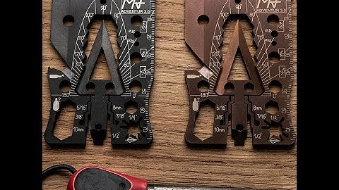 Adventur 3.0 by MRF Multitools Survival Credit Card Multitool 50+ Functions