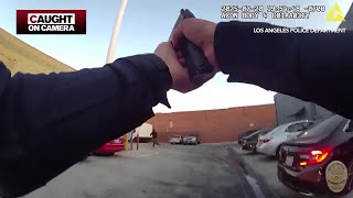 Police Shootout with Skateboarder - Caught on Camera