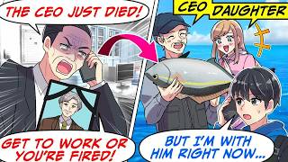 Over the Break, My Boss Called to Tell Me the CEO Had Died! But Actually…[RomCom Manga Dub]