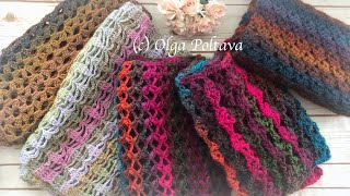 Crochet Story #4, Five Lacy Scarves Commission