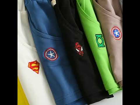 兒童英雄運動沙灘褲 熱褲