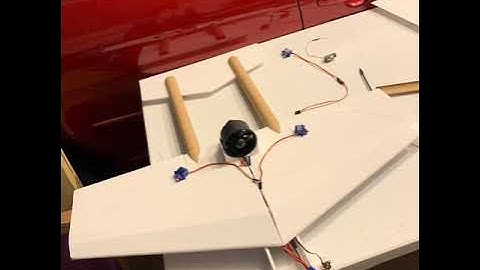 Homemade Scratch Built Radio Controlled Foam EDF jet