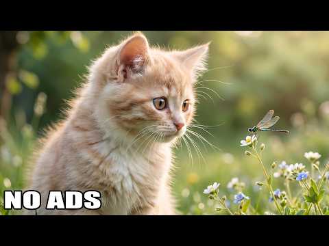 12 Hours Calming Music for Cats 🌾 Peaceful Countryside Sounds for Happy Indoor Cats