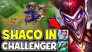 INSANE SHACO GAME IN CHALLENGER ELO!