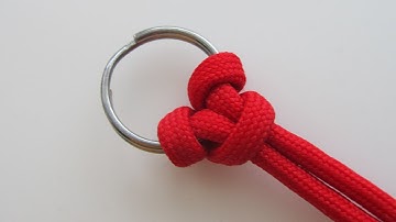 Easy Paracord keychain. DIY Paracord keychain quick and easy tutorial. Great rope trick and skills.