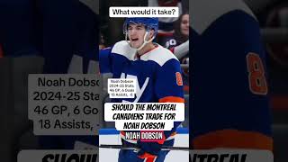 Should the Habs trade for New York Islanders Noah Dobson?