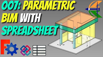007 - Parametric BIM Modelling with Spreadsheet workbench | FreeCAD BIM Workbench