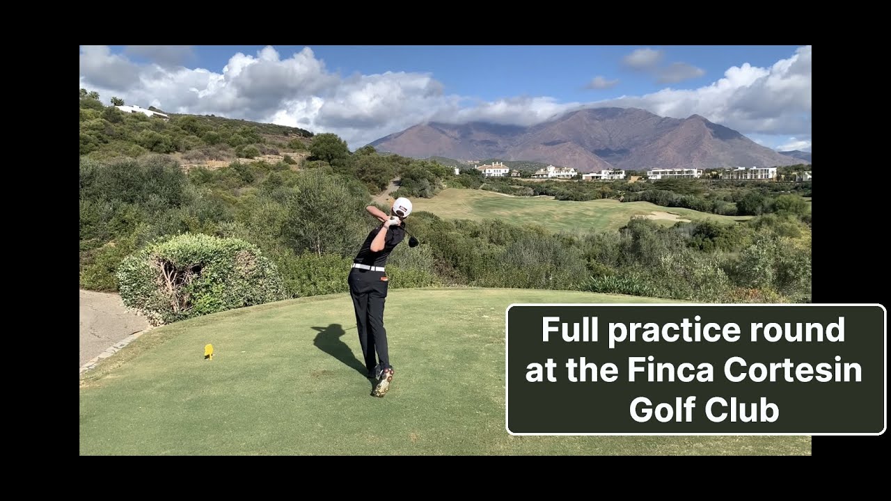 Full practice round at the Finca Cortesin Golf Club, Spain