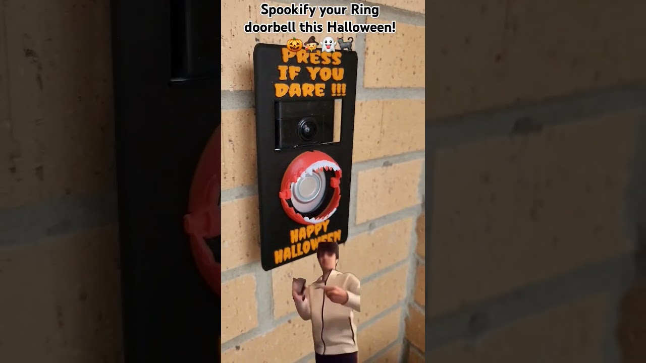 Halloween ring doorbell cover ! 