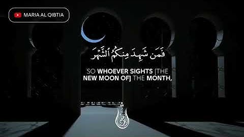 شهر رمضان الذي انزل فيه القران | شريف مصطفى | سورة البقرة 🌧️
