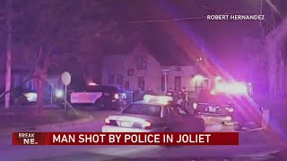 Man shot by Joliet police after after traffic stop