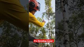 Throwline Throw Bag Into An Aspen